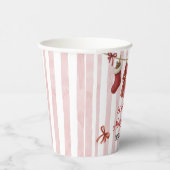 Christmas Baby Shower  Papieren Bekers (Rechts)