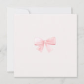 Christmas Baby Shower Pink Nutcracker Thank You Bedankkaart (Achterkant)