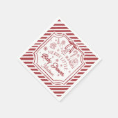 Christmas Baby Shower Servet (Hoek)