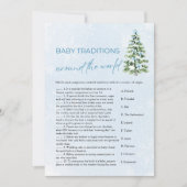 Christmas Baby Traditions Around The World Game Kaart (Voorkant)