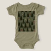 Christmas Baby Tri-blend One Piece T-shirt (Design voorkant)