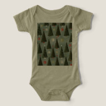 Christmas Baby Tri-blend One Piece T-shirt