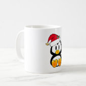 Christmas Baby Tux Santa Hat Koffiemok (Voorkant links)