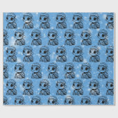 Christmas Baby Zee Turtle Cadeaupapier (Vlak)