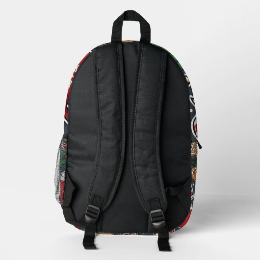 Christmas Backpack Bedrukte Rugzak (Achterkant)