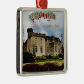 Christmas Bain Clan's Tulloch Castle Foto Metalen Ornament (Rechts)