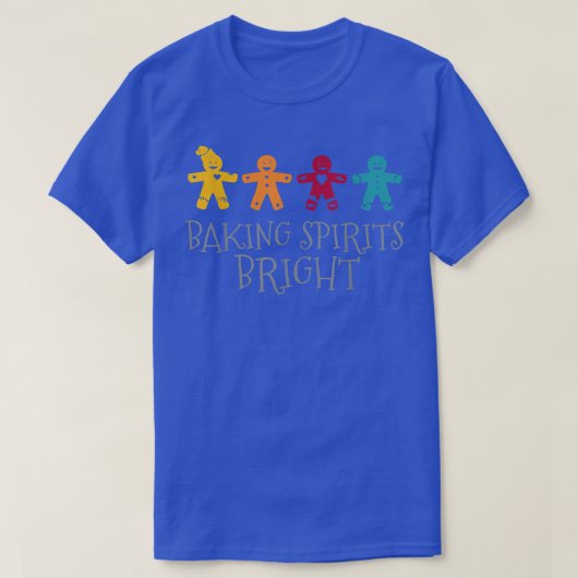 Christmas Bake Off Baking Spirits Bright Cookie Ba T-shirt (Design voorkant)
