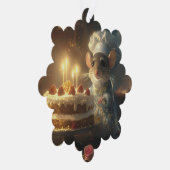 Christmas Bakery by Fabulous Mice Baker Ornament Kaart (Rechts)