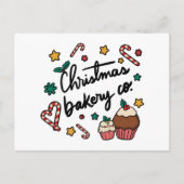 Christmas Bakery Co. Briefkaart (Voorkant)
