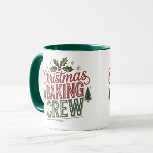 Christmas Baking Crew mug Mok (Voorkant links)