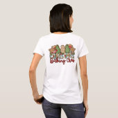 Christmas Baking Crew School Lunch Dame T-shirt (Achterkant volledig)