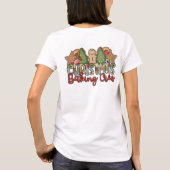 Christmas Baking Crew School Lunch Dame T-shirt (Achterkant)