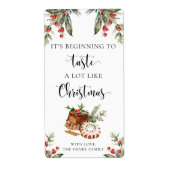 Christmas Baking Gift Label Stickers (Voorkant)
