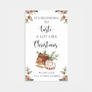 Christmas Baking Gift Label Stickers
