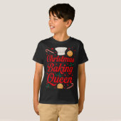 Christmas Baking Queen Funny Xmas Cookie Lover Wom T-shirt (Voorkant volledig)