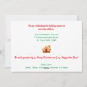 Christmas Baking Spirits Bright Nieuw Huis Feestdagenkaart (Achterkant)
