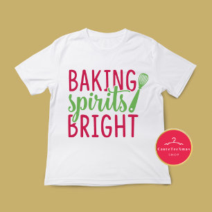 Christmas Baking Spirits Helder T-shirt