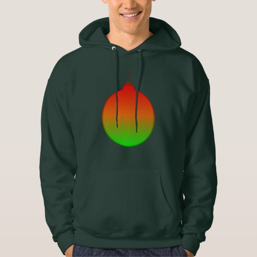 Christmas Ball Ornament Mannen Hoodie (Voorkant)