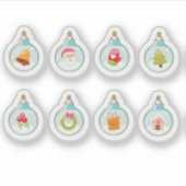 Christmas ball ornaments sticker collection (Voorkant)