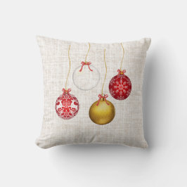 Christmas Balls Throw Pillows Kussen