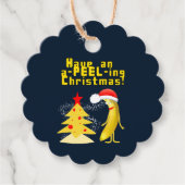 Christmas Banana Bedankjes Labels (Voorkant)