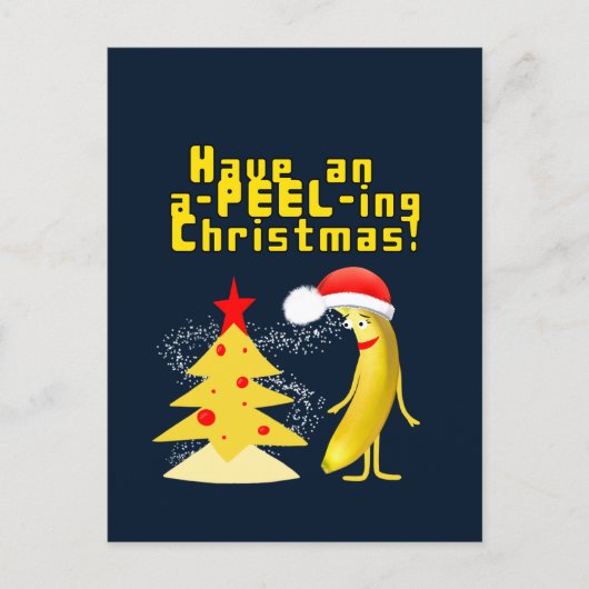 Christmas Banana Briefkaart (Voorkant)