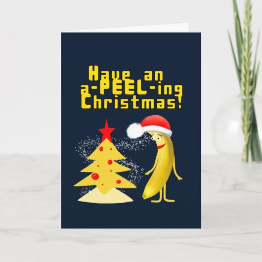 Christmas banana kaart (Voorkant)