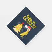 Christmas banana servet (Hoek)