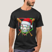 Christmas Baseball Drip Ice Cream Drip Baseball Lo T-shirt (Voorkant)