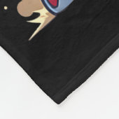 Christmas Baseball Funny Santa Game Day Xmas Boys  Fleece Deken (Hoek)