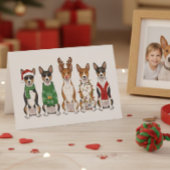 Christmas Basenjis  Kaart