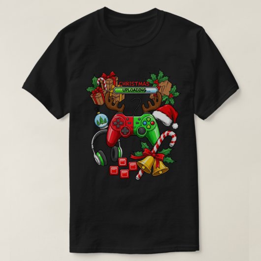 Christmas Basic Dark T-Shirt (Design voorkant)