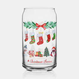 Christmas Basics 16 oz blikvormig glas