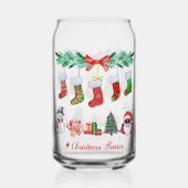 Christmas Basics 16 oz blikvormig glas (Achterkant)