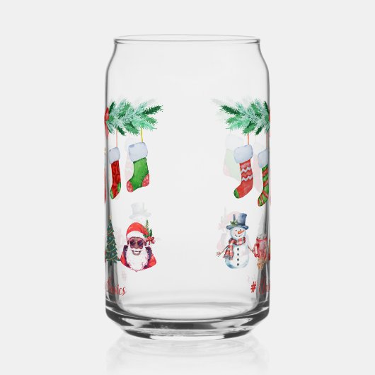 Christmas Basics 16 oz blikvormig glas (Links)