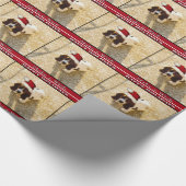 CHRISTMAS BASSET 2 CADEAUPAPIER (Hoek)