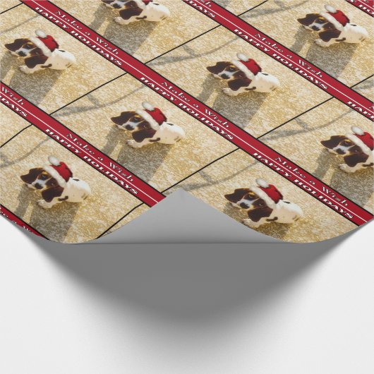 CHRISTMAS BASSET 2 CADEAUPAPIER (Hoek)