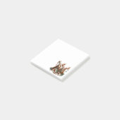 Christmas Basset Hound Dogs Post-it® Notes (Schuin)