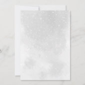 Christmas Bauble baby shower uitnodiging (Achterkant)