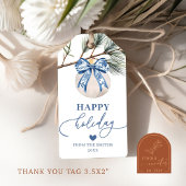 Christmas Bauble Chinoiserie Happy Holiday Labels Cadeaulabel