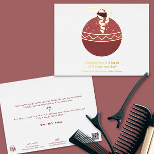 Christmas Bauble Folie Accents Seizoen Vakantie Ka Feestdagen Briefkaart