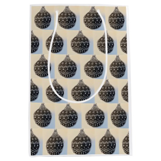 Christmas Bauble Medium Cadeauzakje (Voorkant)