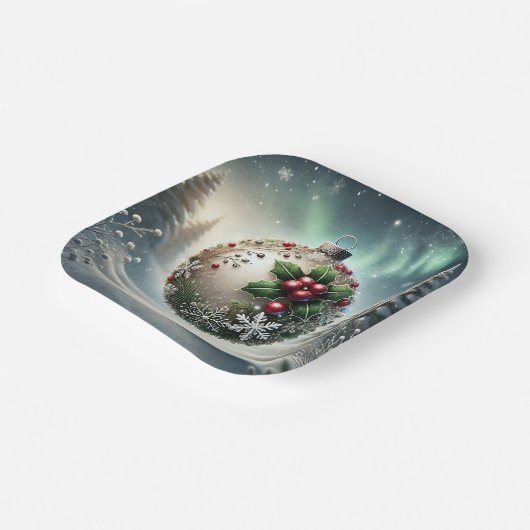 Christmas Bauble Paper Bord (Gebogen)