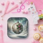 Christmas Bauble Paper Bord (Feest)