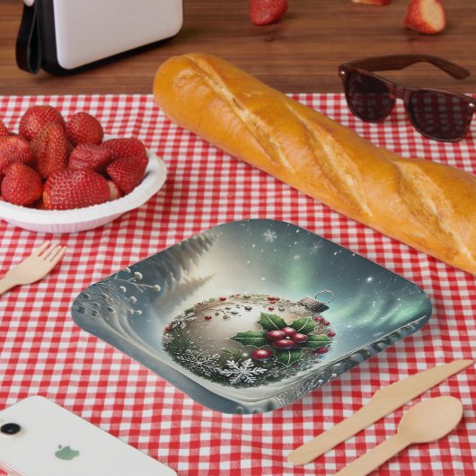 Christmas Bauble Paper Bord (Picknick)