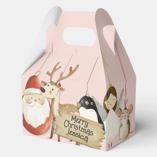 Christmas Bauble Party Boxes - Perfect voor Kerstm Bedankdoosjes (Voorkant)