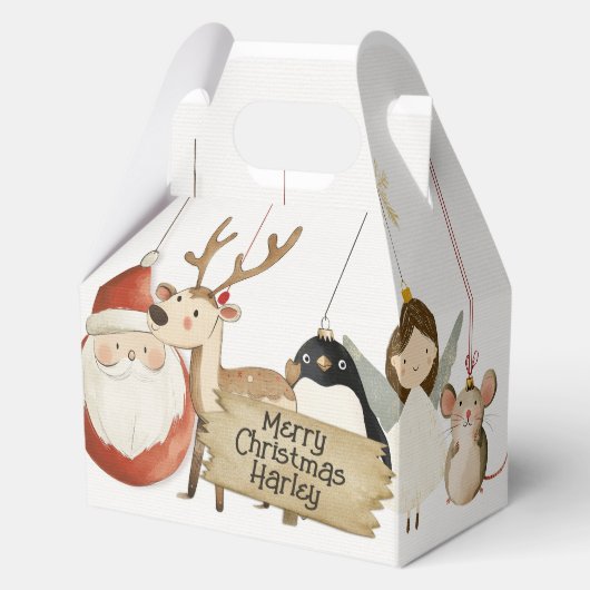 Christmas Bauble Party Boxes - Perfect voor Kerstm Bedankdoosjes (Voorkant)