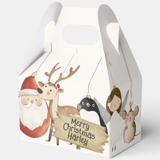 Christmas Bauble Party Boxes - Perfect voor Kerstm Bedankdoosjes (Voorkant)