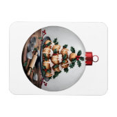 Christmas Bauble Profiteroles Baker Magneet (Horizontaal)