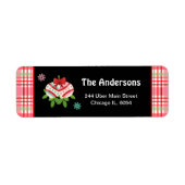 Christmas Baubles Ornaments Etiket (Voorkant)